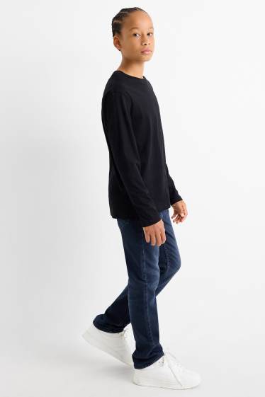 Bambini - Slim jeans - termici - LYCRA® - jeans blu scuro