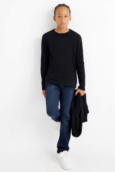 Bambini - Slim jeans - termici - LYCRA® - jeans blu scuro
