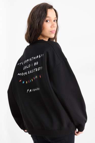 Damen - Weihnachts-Sweatshirt - Friends - schwarz