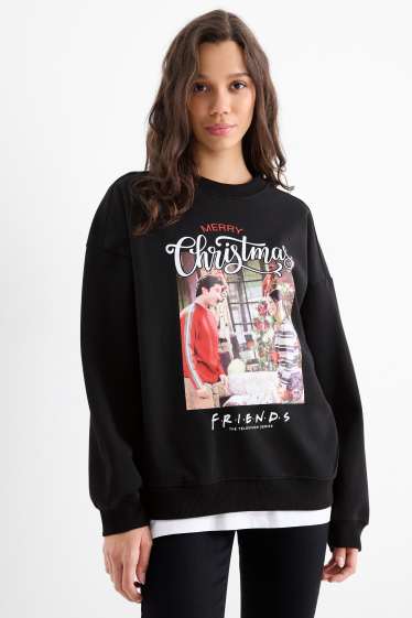 Damen - Weihnachts-Sweatshirt - Friends - schwarz