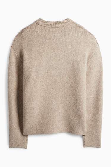 Pánské - Svetr - taupe