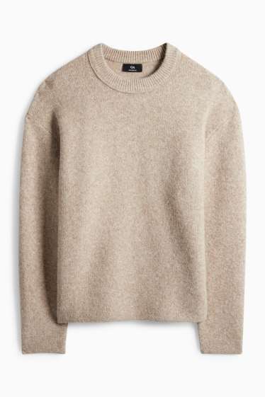 Pánské - Svetr - taupe