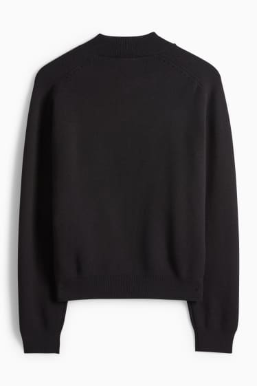 Damen - Strickjacke - schwarz