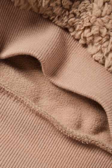 Bambini - PAW Patrol - Chase - felpa con cappuccio effetto pelo - marrone chiaro