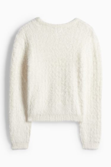Bambine - Maglione - bianco crema