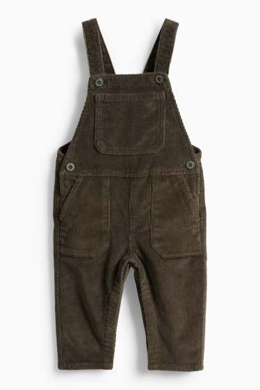Miminka - chlapci - Outfit pro miminka - tmavozelená/bílá