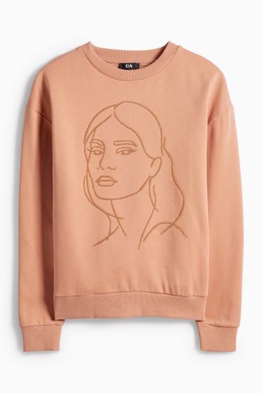 Femmes - Sweat - terracotta