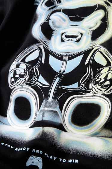 Děti - chlapci - Gaming - mikina - černá