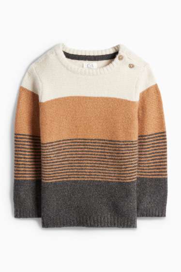 Miminka - chlapci - Outfit pro miminka - 2dílný - hnědá