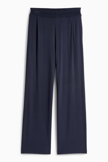 Dámské - Teplákové kalhoty - tmavomodrá