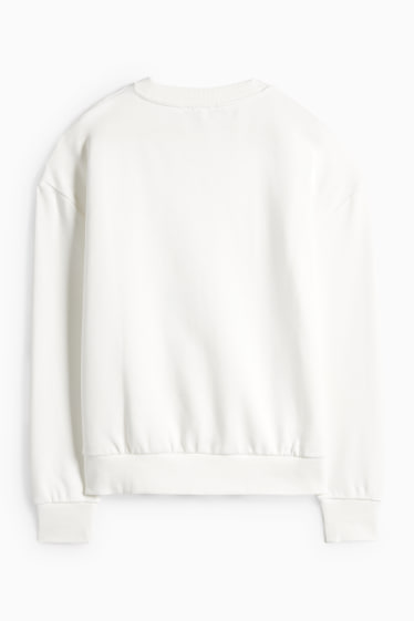 Dames - Rendier - kerstsweatshirt - wit