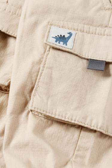 Bébés garçons - Dino - pantalon cargo bébé - beige