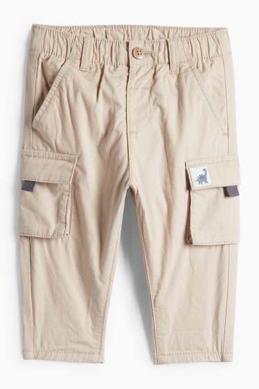 Bébés garçons - Dino - pantalon cargo bébé - beige