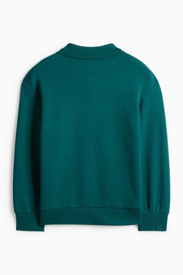 Children Boys - Sweatshirt - textured - dark green