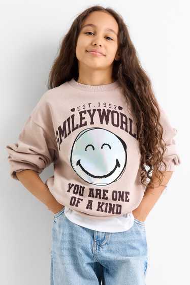 Bambine - SmileyWorld® - felpa - beige