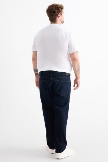 Men - Regular jeans - thermal jeans - LYCRA® - denim-dark blue