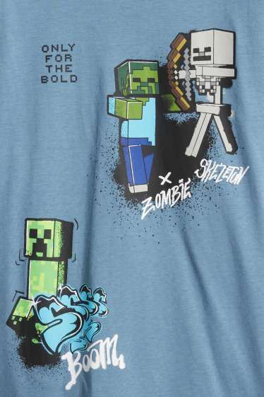 Děti - chlapci - Multipack 2 ks - Minecraft - tričko s dlouhým rukávem - černá