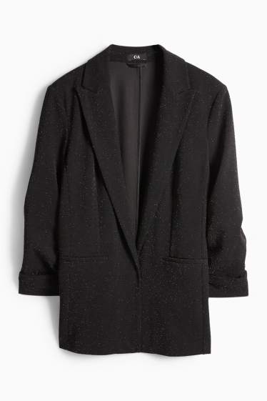 Femmes - Blazer de bureau - regular fit - noir