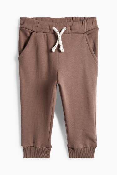 Miminka - chlapci - Outfit pro miminka - hnědá / krémově bílá