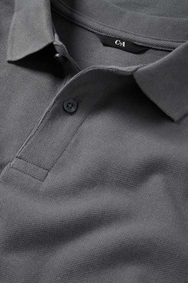 Pánské - Polokošile - regular fit - šedá