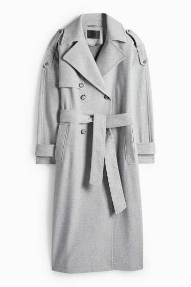Femei - Palton - gri deschis