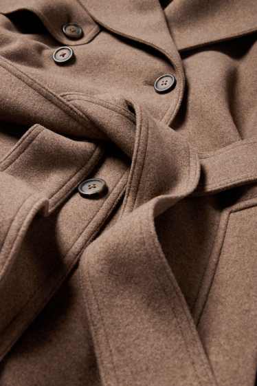 Dames - Mantel - bruin