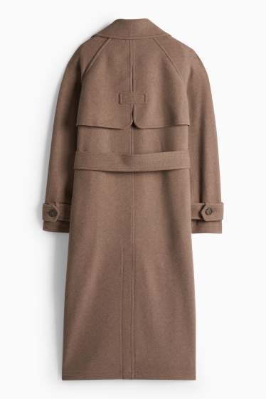 Dames - Mantel - bruin