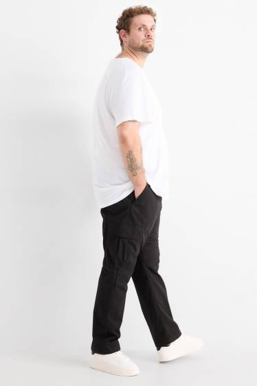 Hombre - Pantalón cargo térmico - negro