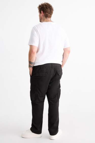 Hombre - Pantalón cargo térmico - negro
