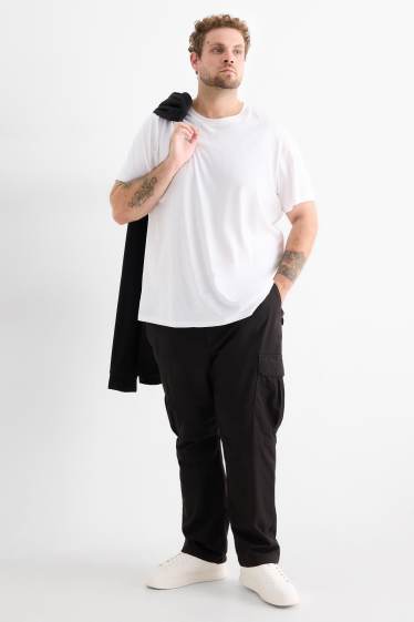 Hombre - Pantalón cargo térmico - negro