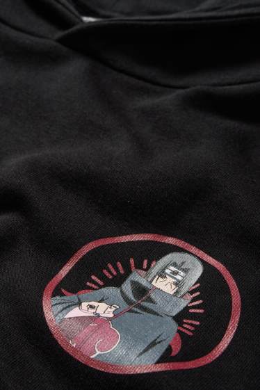 Herren - Oversized-Hoodie - Naruto - schwarz