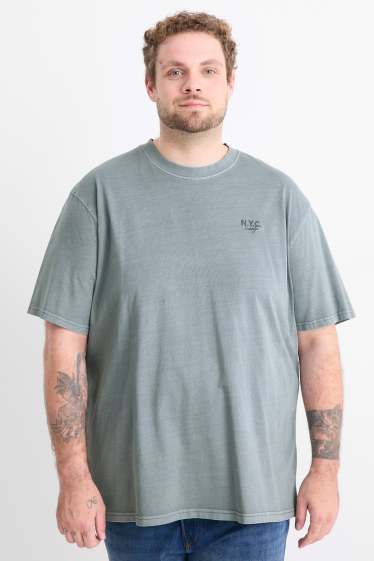 Men - T-shirt - relaxed fit - gray