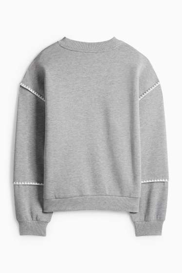 Damen - Sweatshirt - grau
