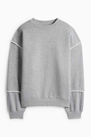 Damen - Sweatshirt - grau