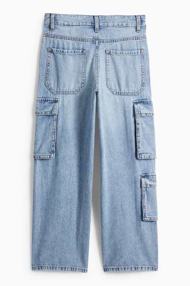 Kinderen: jongens - Cargojeans - jeanslichtblauw