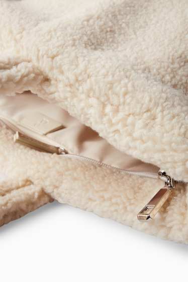 Damen - Großer Teddy-Shopper - beige