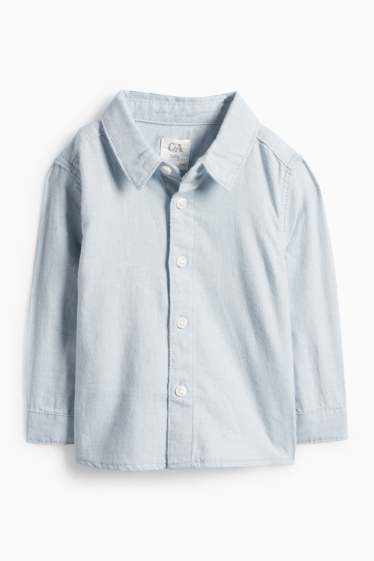 Miminka - chlapci - Outfit pro miminka - 3dílný - světle modrá