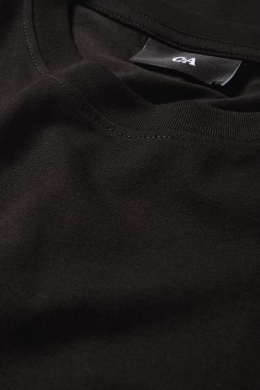 Herren - Multipack 2er - Langarmshirt - Regular Fit - schwarz