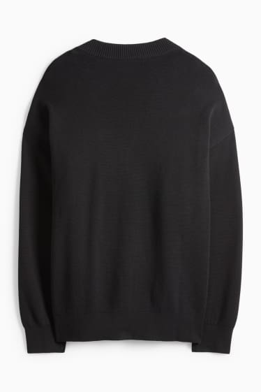 Herren - Strickjacke - schwarz