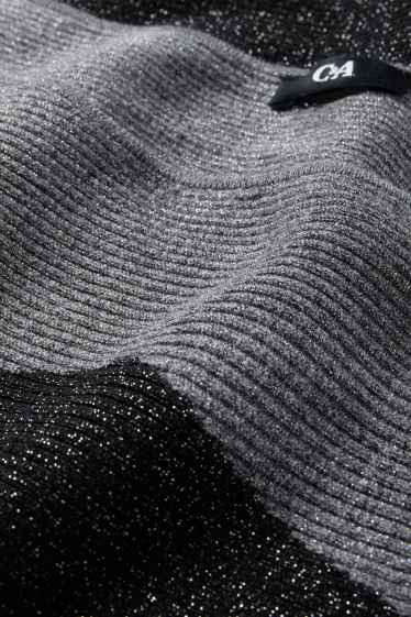 Donna - Pullover - nero / grigio scuro