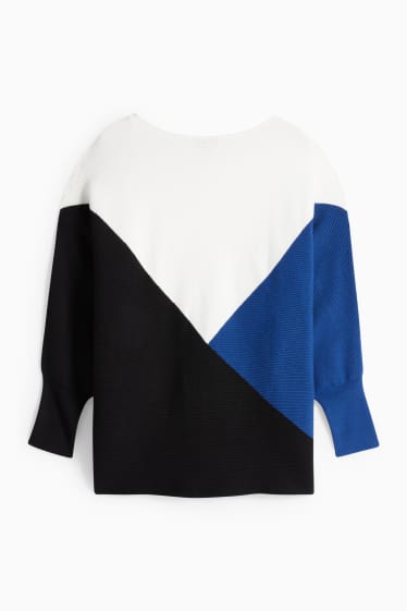 Donna - Pullover - nero / bianco