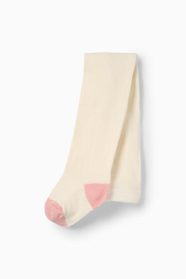 Kinder Mädchen - Schleife - Set - Strickkleid und Strumpfhose - 2 teilig - rosa