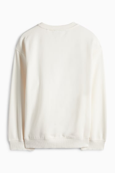 Děti - dívky - California - mikina - krémově bílá
