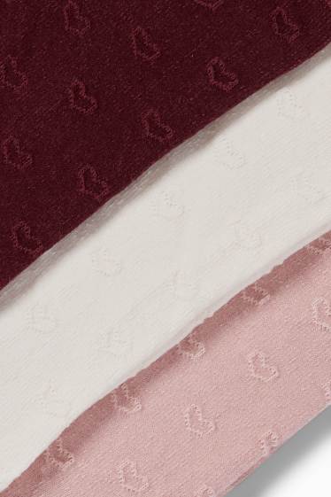 Bébés filles - Collants bébé - rouge foncé