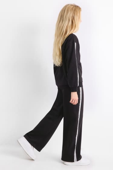 Enfants filles - Bas de jogging - noir