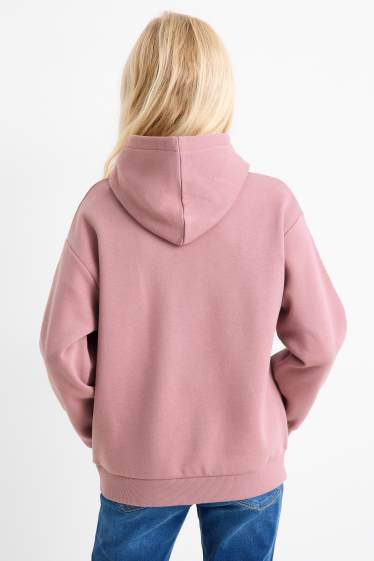 Kinder Mädchen - Brezel - Hoodie - hellviolett