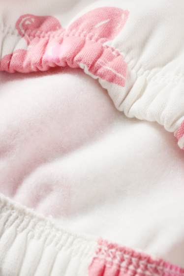 Enfants filles - Minnie Mouse - sweat à capuche - à motifs - blanc crème