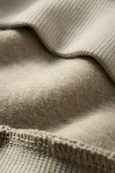 Kinderen: jongens - Set van 2 - monstertruck - hoodie en sweatshirt - wit-mix