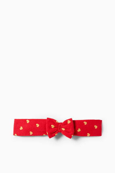 Baby Mädchen - Minnie Maus - Weihnachts-Baby-Outfit - 3 teilig - weiß / rot