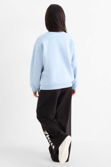 Kinderen: meisjes - Harry Potter - set - sweatshirt en joggingbroek - 2-delig - lichtblauw